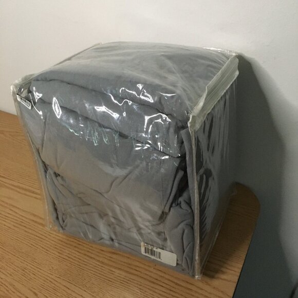 Open Box 4pc MicroFlannel Sheet Set Queen Size Color Greystone Super Soft Warm - Picture 2 of 10